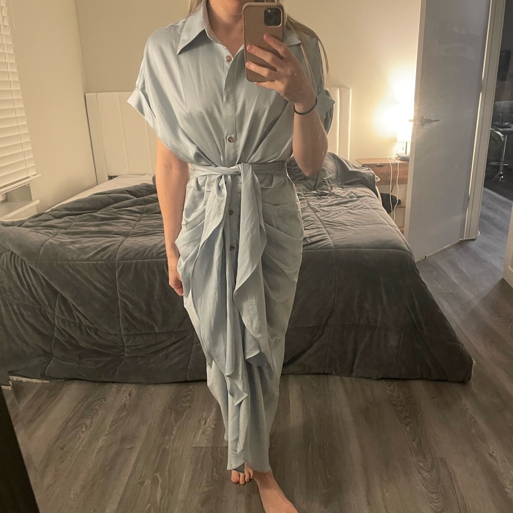 Vici button up dress